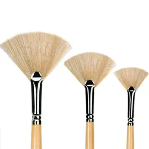 Prime Art Fan Bristle Brushes