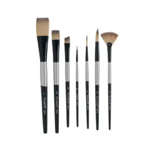 Dynasty Black Silver Brushes Series 4900