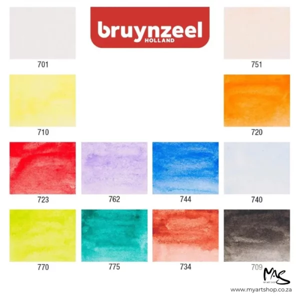 12's Bruynzeel Expression Aquarelle Pencils Tin