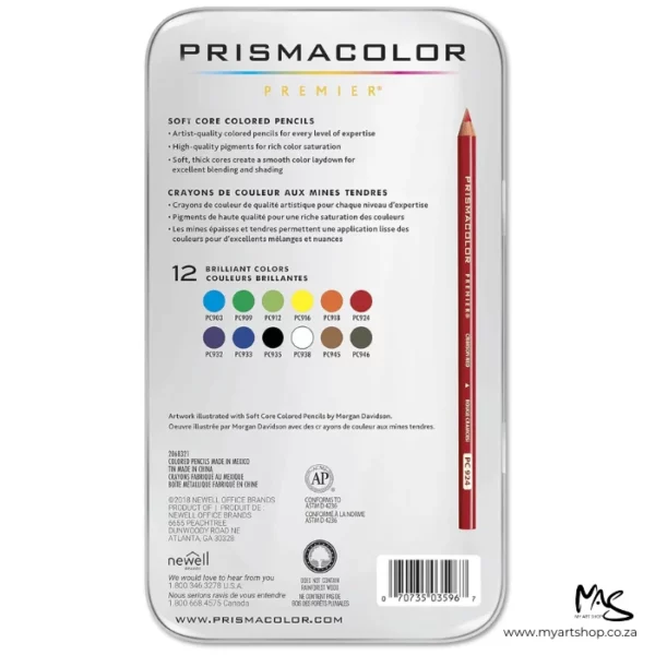 12's Prismacolor Premier Coloured Pencil Set