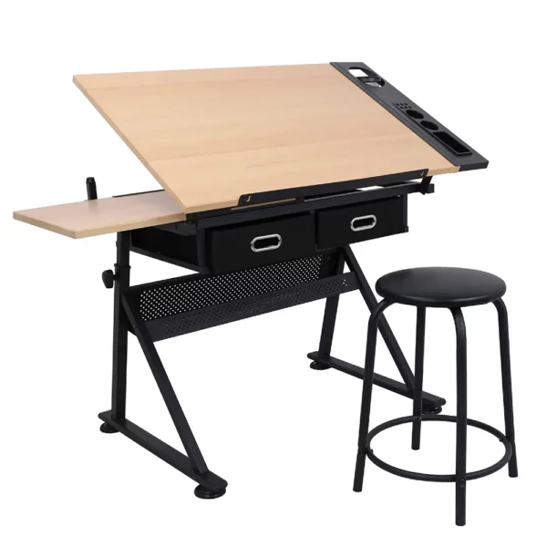 Fusion Creative Work Station with black stool