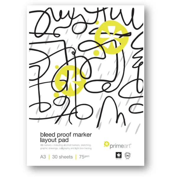 Prime Art Bleed Proof Marker Layout Pad