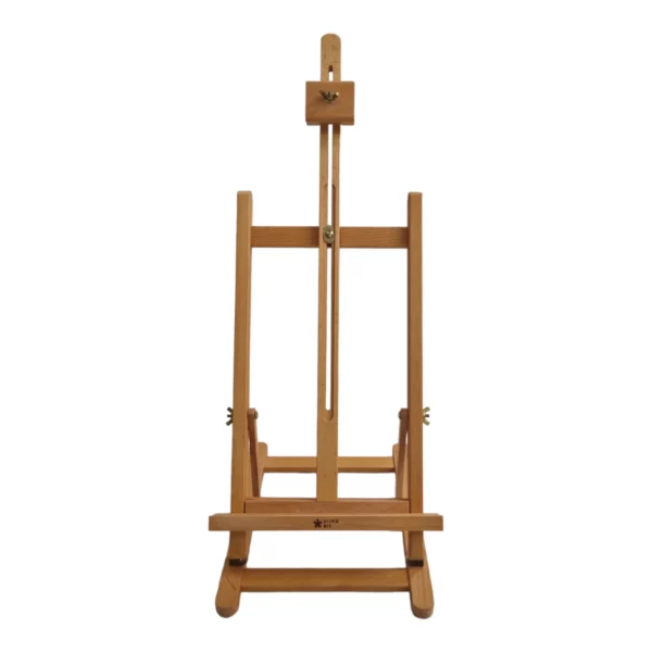 Prime Art Compact Wooden Table Easel - H Frame Front View