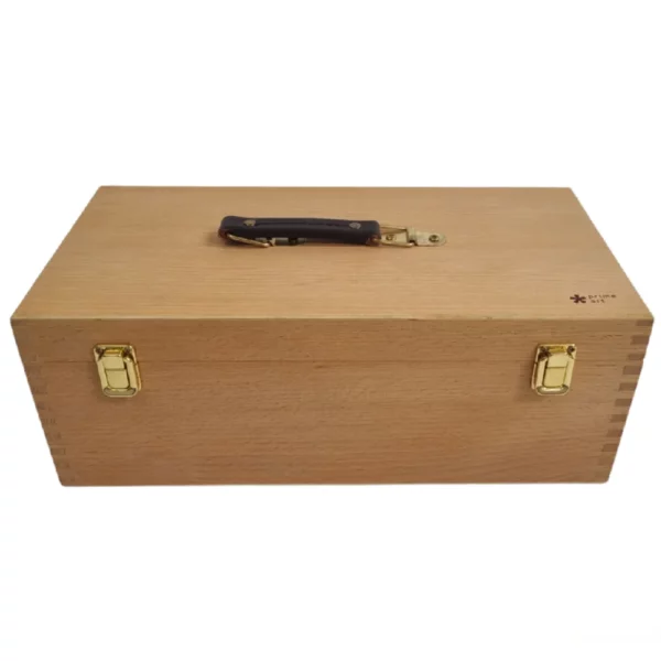 Prime Art Deep Wooden Art Box with Removable Tray Closed