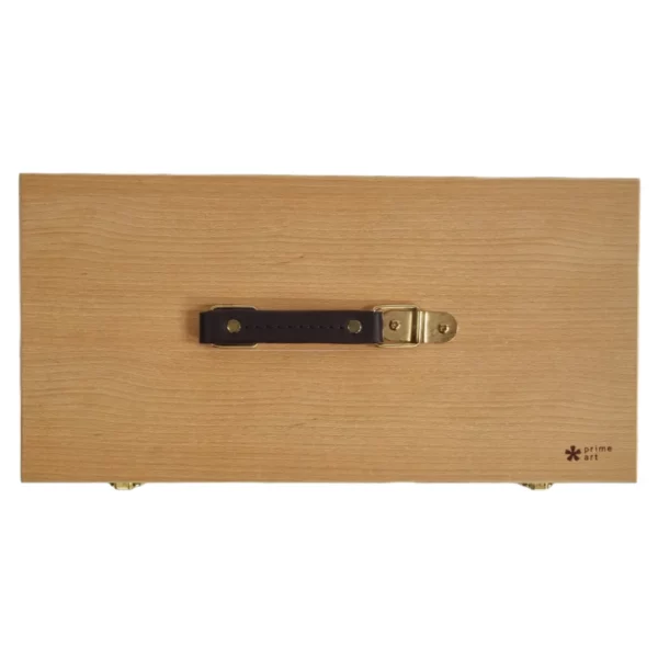 Prime Art Deep Wooden Art Box with Removable Tray Closed Top View