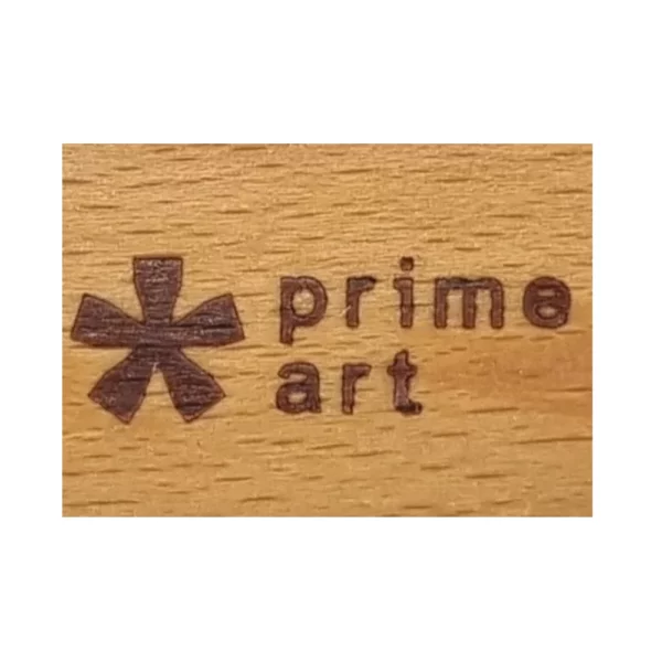 Prime Art Wooden A-Frame Close up of branding on easel