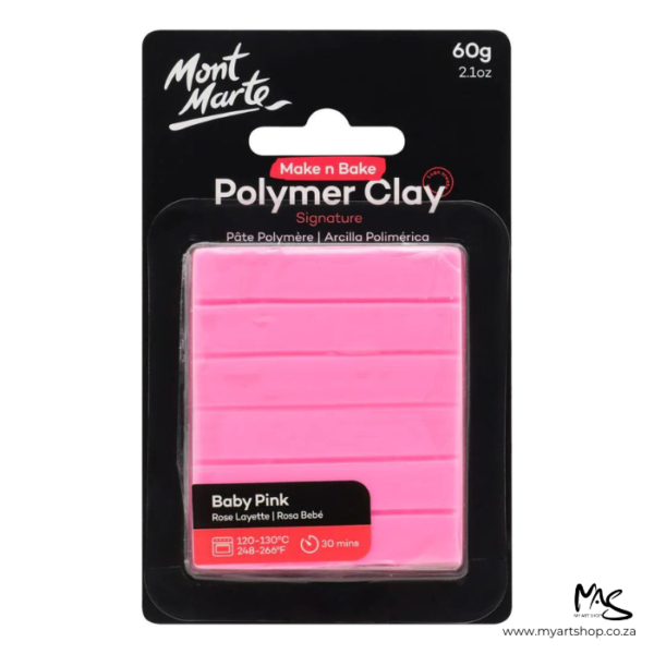Baby Pink Mont Marte Polymer Clay