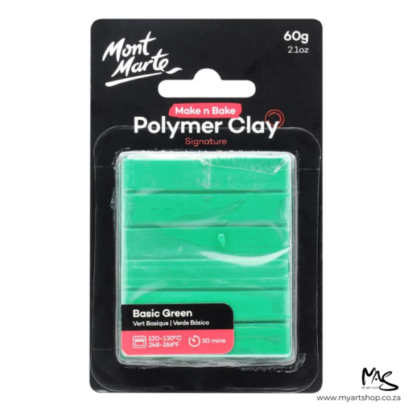 Basic Green Mont Marte Polymer Clay