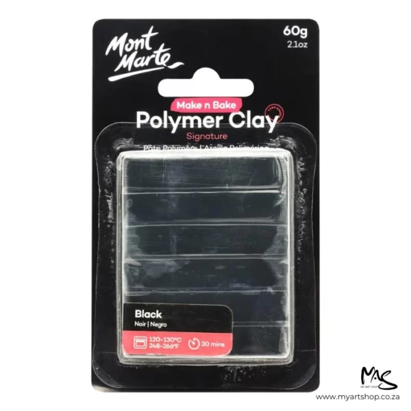 Black Mont Marte Polymer Clay