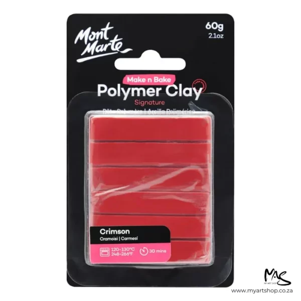 Crimson Mont Marte Polymer Clay