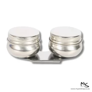 Double Dippers - Stainless Steel with Lid