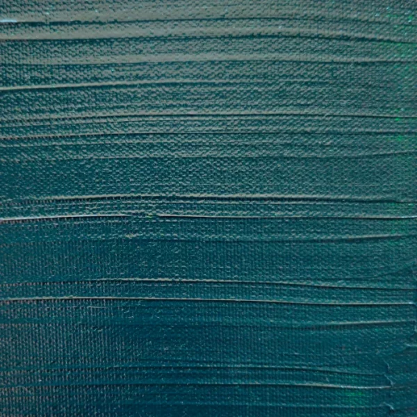 The entire block is filled with a Emerald Green Prime Art Iris Acrylic Paint Swatch Prime Art Iris Acrylic Paint Swatch. You can see the brushstrokes in the paint.