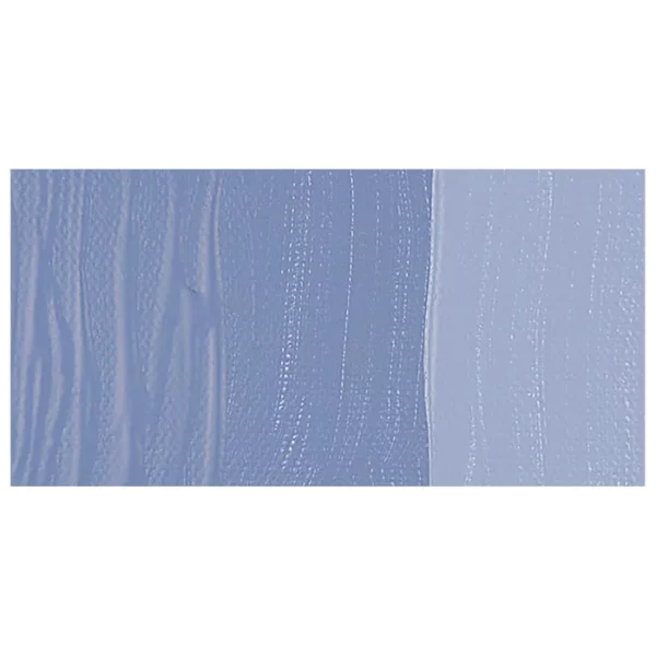 A colour swatch of a tube of Greyish Blue Amsterdam Acrylic Paint. The swatch is on a horizontal rectangle across the center of the frame. The swatch shows the colour in different gradient's. On a white background.