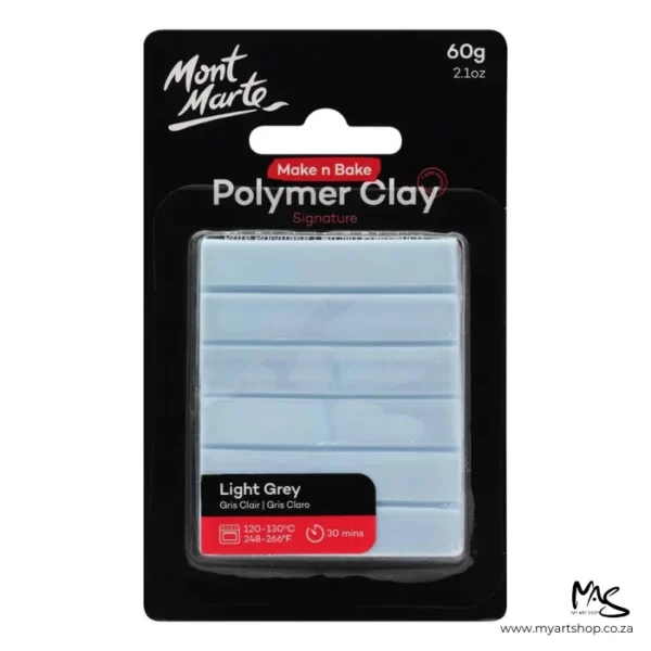 Light Grey Mont Marte Polymer Clay