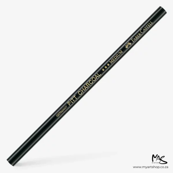 Medium Black Faber Castell Pitt Natural Charcoal Pencil