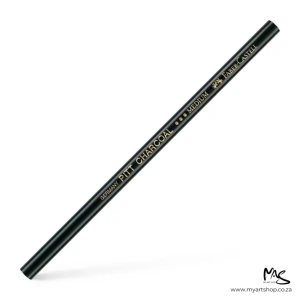 Medium Black Faber Castell Pitt Natural Charcoal Pencil