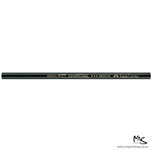 Medium Black Faber Castell Pitt Natural Charcoal Pencil