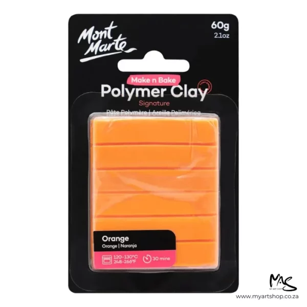 Orange Mont Marte Polymer Clay