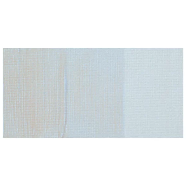 A colour swatch of a tube of Pearl Blue Amsterdam Acrylic Paint. The swatch is on a horizontal rectangle across the center of the frame. The swatch shows the colour in different gradient's. On a white background.