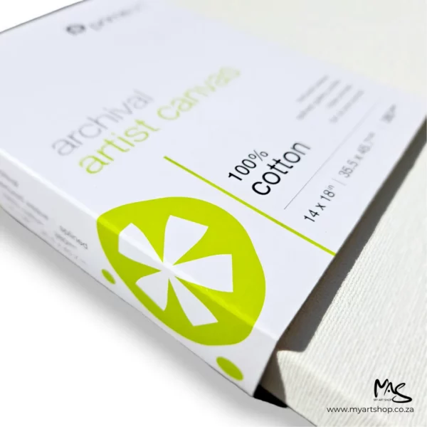 Prime Art Stretched Box Canvas Green Label