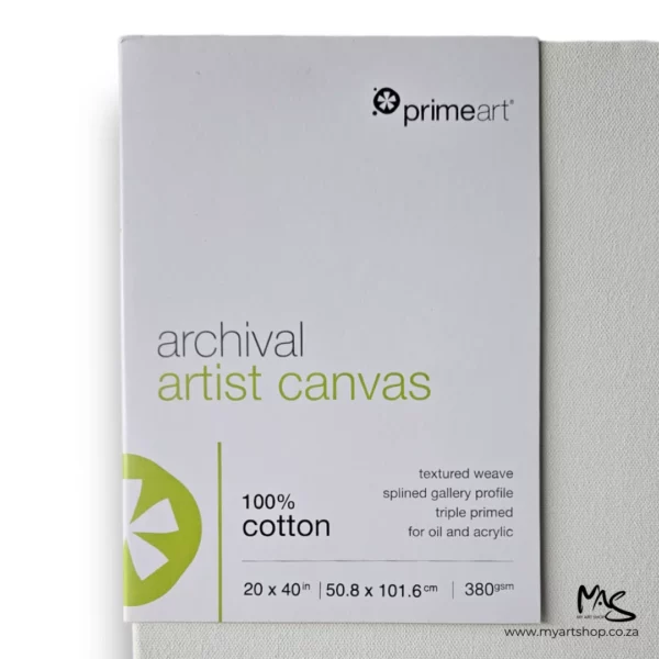 Prime Art Stretched Box Canvas Green Label