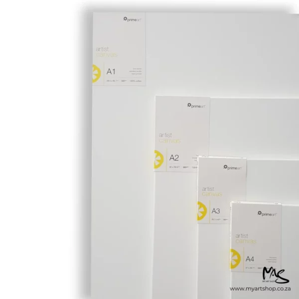 Prime Art Stretched Canvas Yellow Label