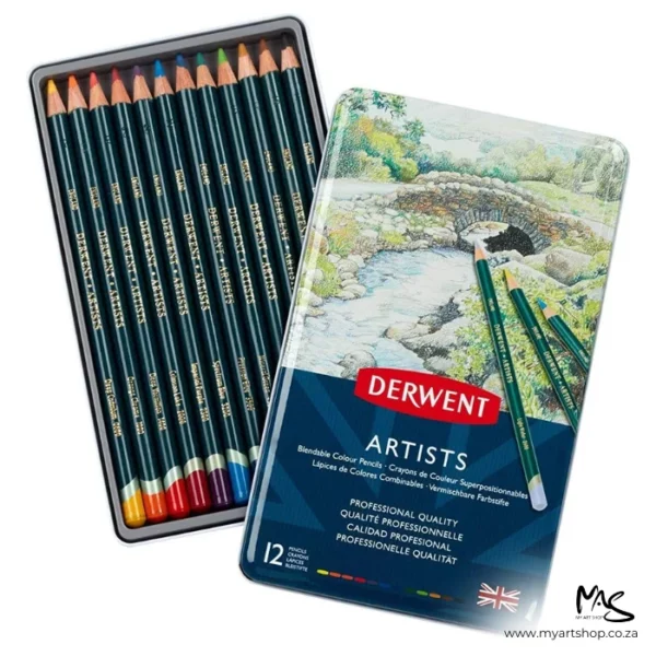 Set of 12 Derwent Artist Pencils