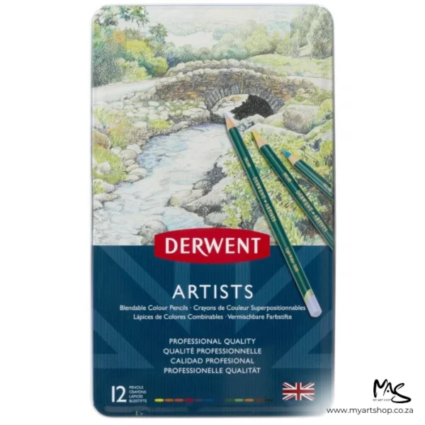 Set of 12 Derwent Artist Pencils