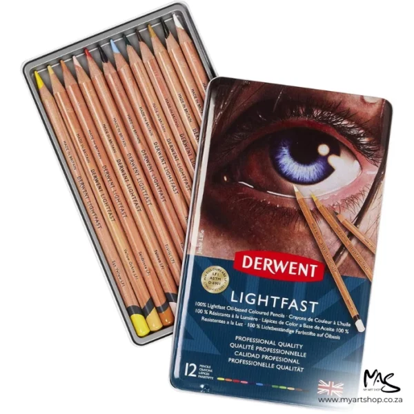 Set of 12 Derwent Lightfast Pencils