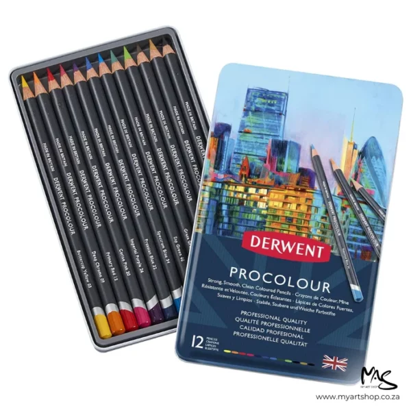 Set of 12 Derwent Procolour Pencils