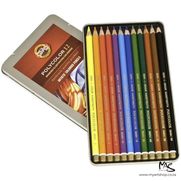 Set of 12 Koh-I-Noor Polycolor Pencils