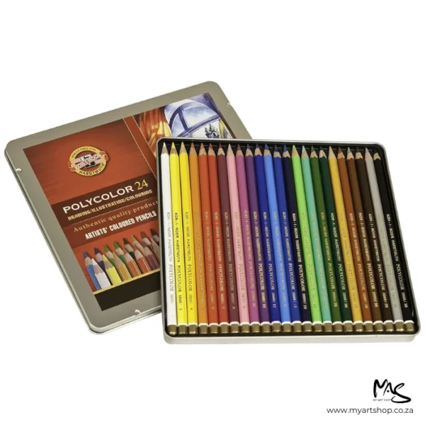 Set of 24 Koh-I-Noor Polycolor Pencils