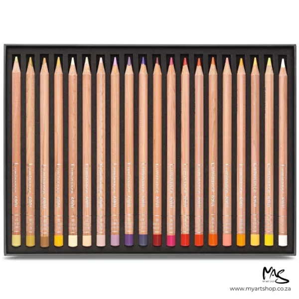 Set of 40 Caran D'Ache Luminance 6901 Coloured Pencils