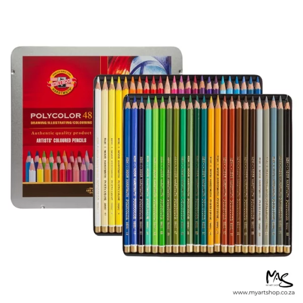 Set of 48 Koh-I-Noor Polycolor Pencils