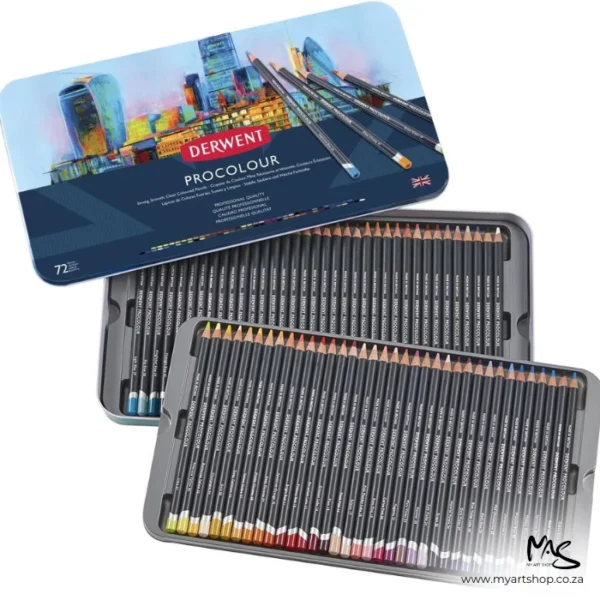 Set of 72 Derwent Procolour Pencils