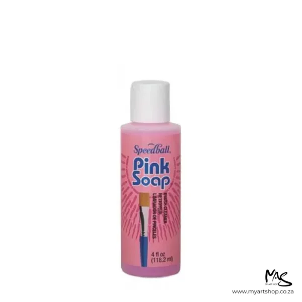 Speedball Pink Soap Brush Cleaner and Conditioner