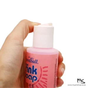 Speedball Pink Soap Brush Cleaner and Conditioner