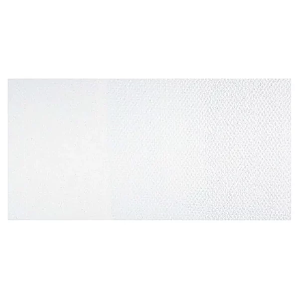 A colour swatch of a tube of Titanium White Amsterdam Acrylic Paint. The swatch is on a horizontal rectangle across the center of the frame. The swatch shows the colour in different gradient's. On a white background.