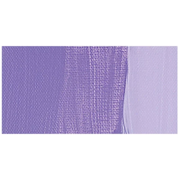 A colour swatch of a tube of Ultramarine Violet Light Amsterdam Acrylic Paint. The swatch is on a horizontal rectangle across the center of the frame. The swatch shows the colour in different gradient's. On a white background.