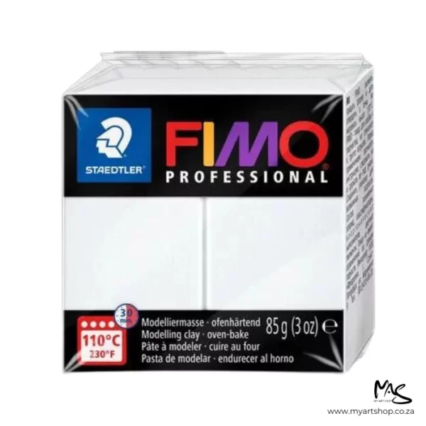 White Fimo Professional Polymer Clay 85 gram