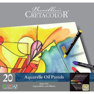 20's Cretacolor Aqua Stic Aquarelle Oil Pastels Set Sealed Box