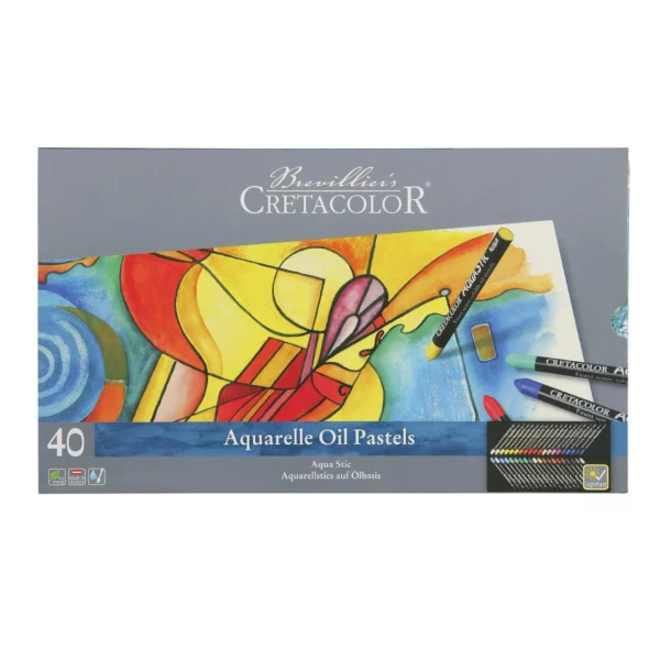 40's Cretacolor Aqua Stic Aquarelle Oil Pastels Set