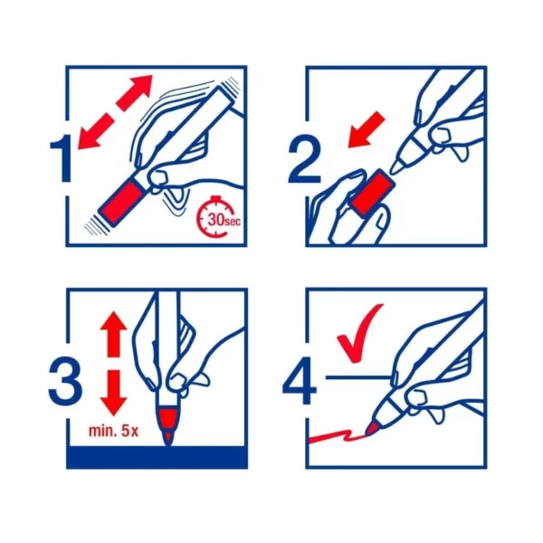 Edding Acrylic Marker Starter Set instructions