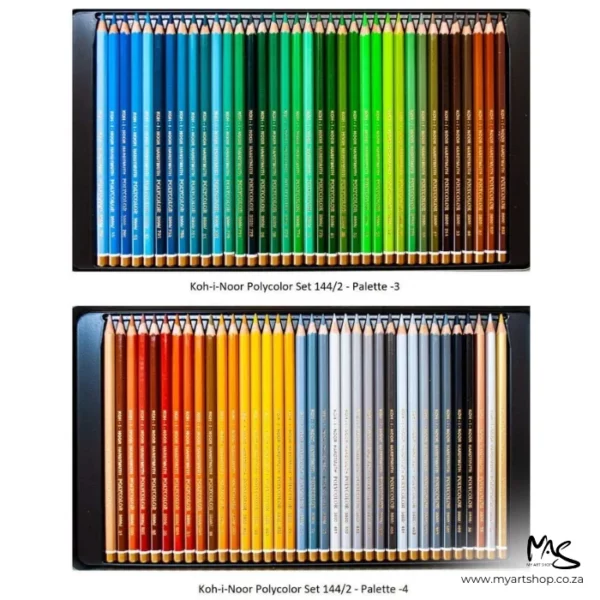 Set of 144 Koh-I-Noor Polycolor Pencils