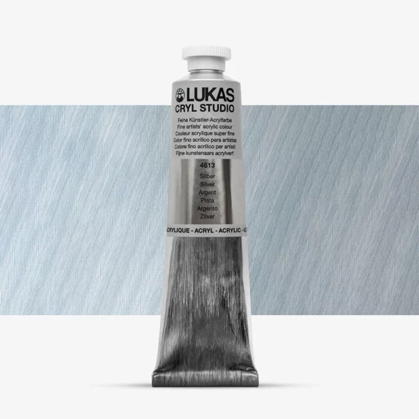 Silver Lukas Cryl STUDIO Acrylics 75ml