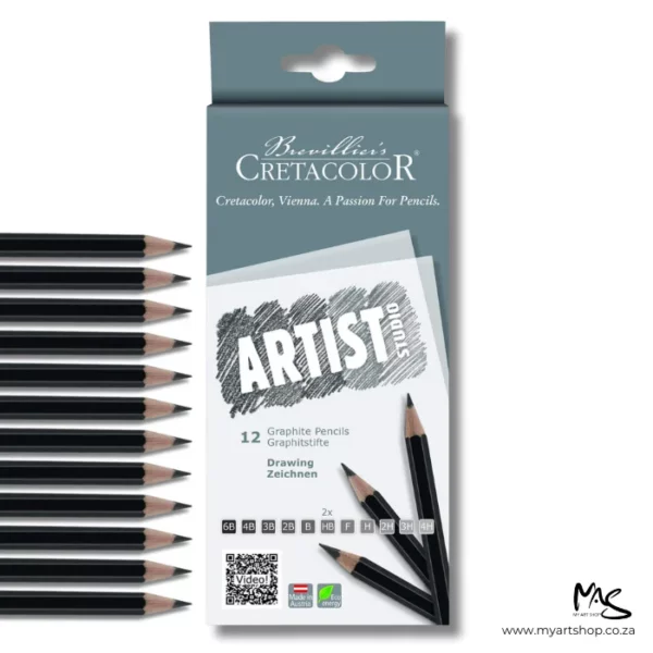 Cretacolor Studio Graphite Pencils 12 Grades