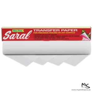 Saral Wax Free Transfer Paper Roll White