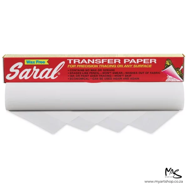 Saral Wax Free Transfer Paper Roll White