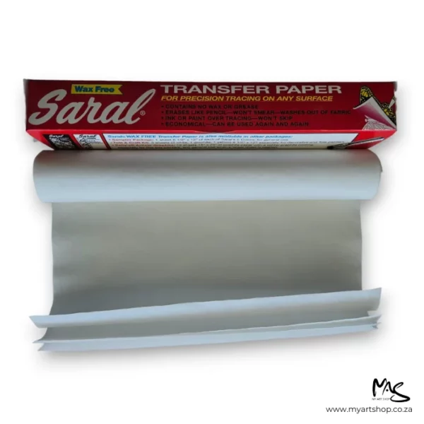 Saral Wax Free Transfer Paper Roll White