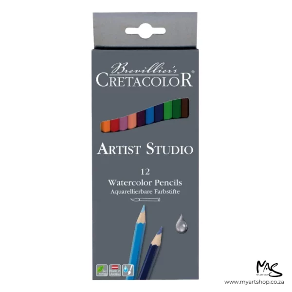 12's Cretacolor Artist Studio Watercolour Pencil Set